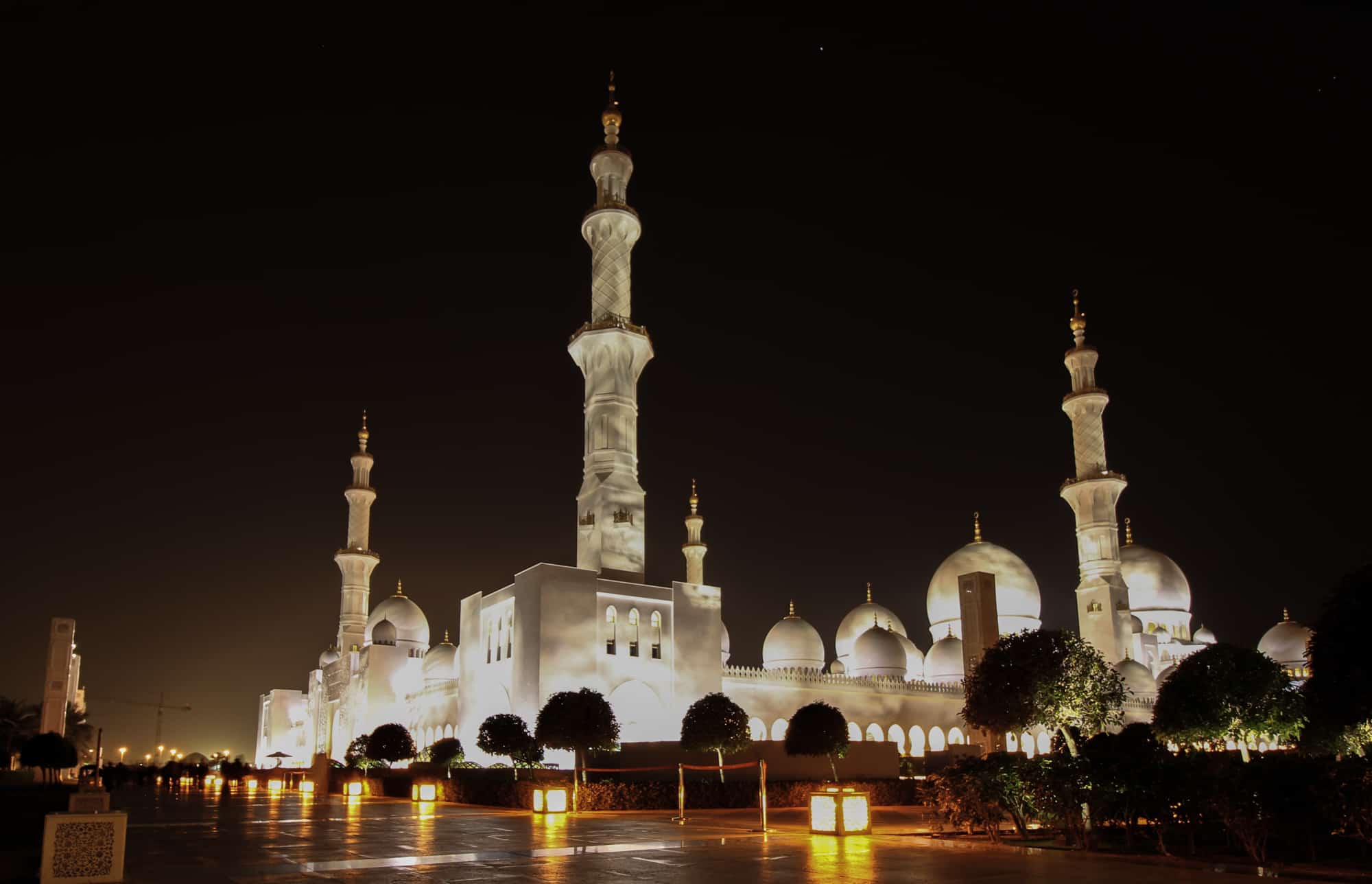 Мечеть Джумейра ночью
