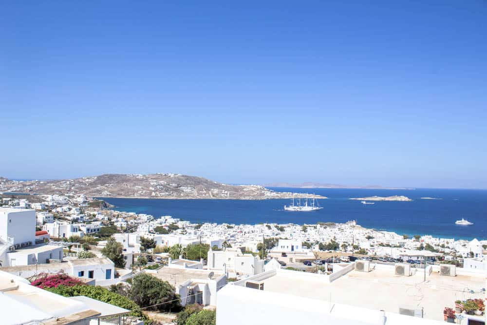 Blick über Mykonos