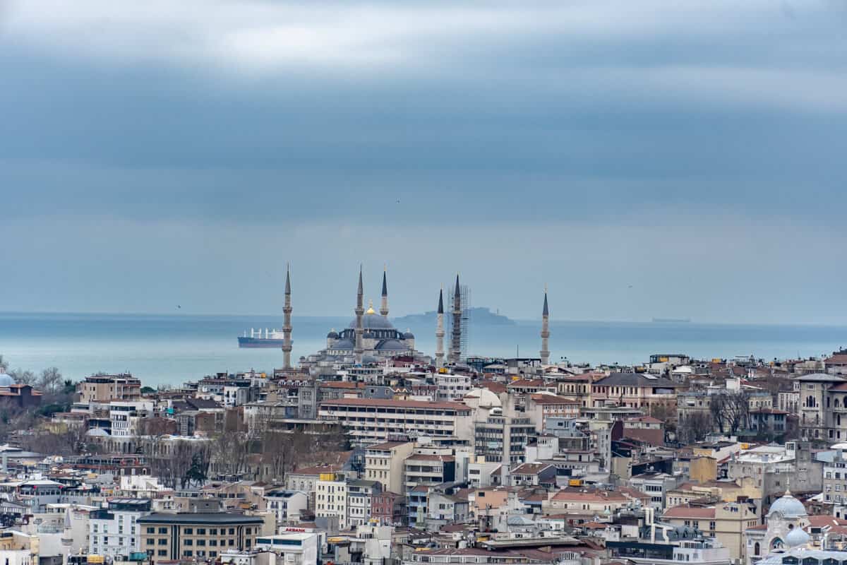 Ausblick Galataturm Moschee