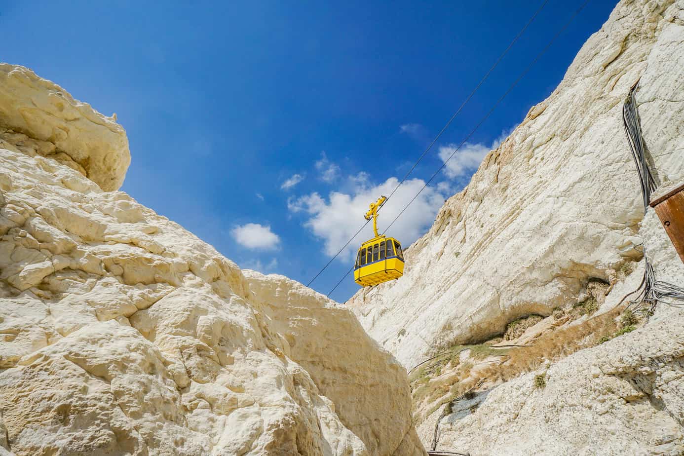 Haifa, Acre und Rosh Hanikra – Ein Tagesausflug von Nazareth 10 Die Seilbahn in Rosh Hanikra
