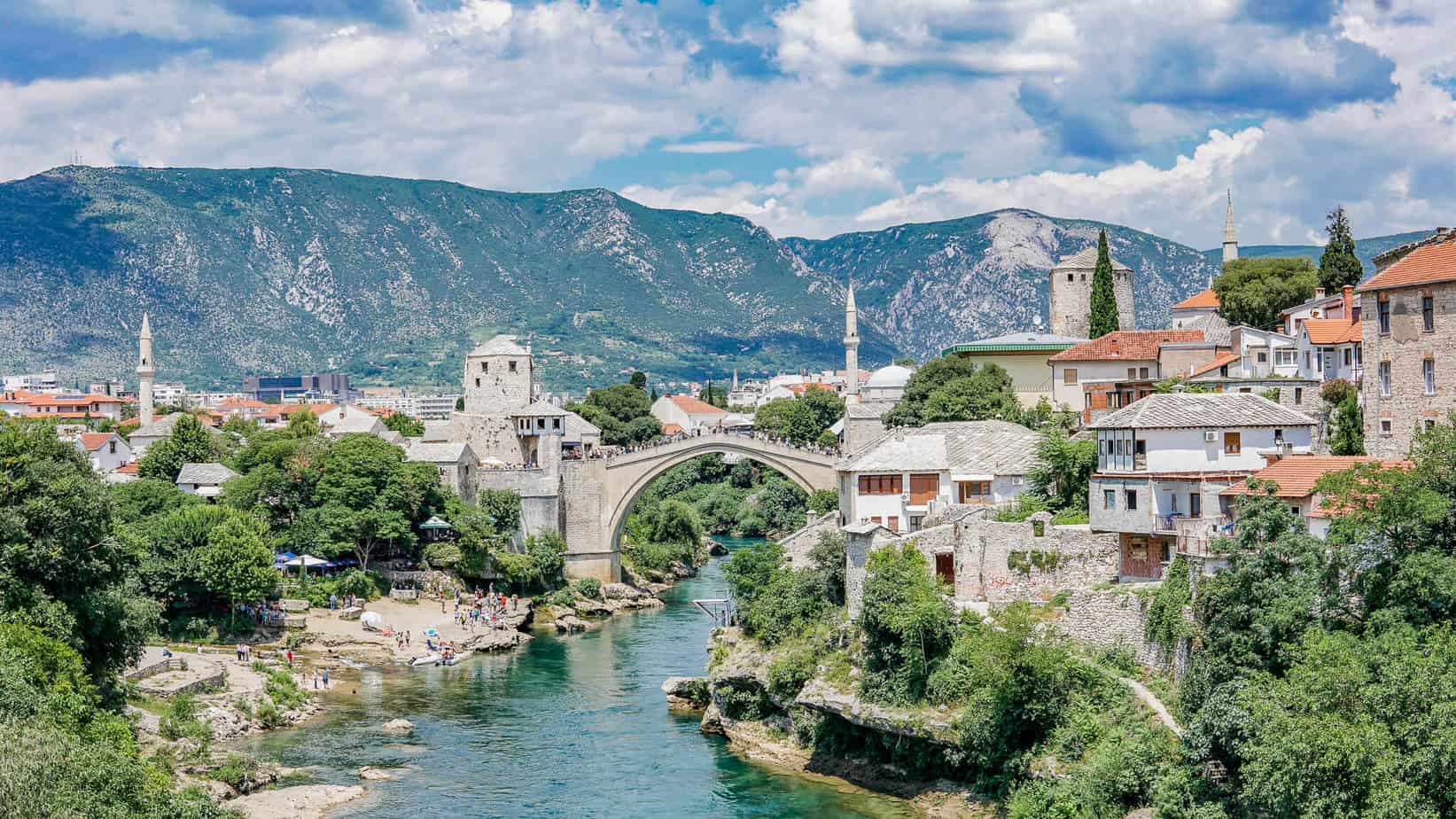 Die alte Brücke in Mostar