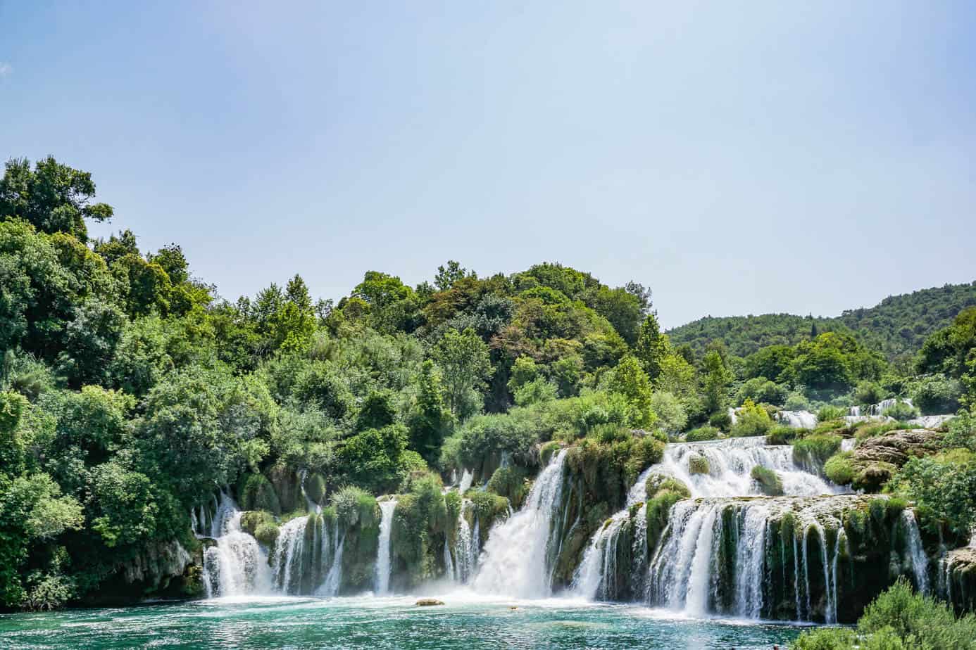 Die Wasserfälle in Krka
