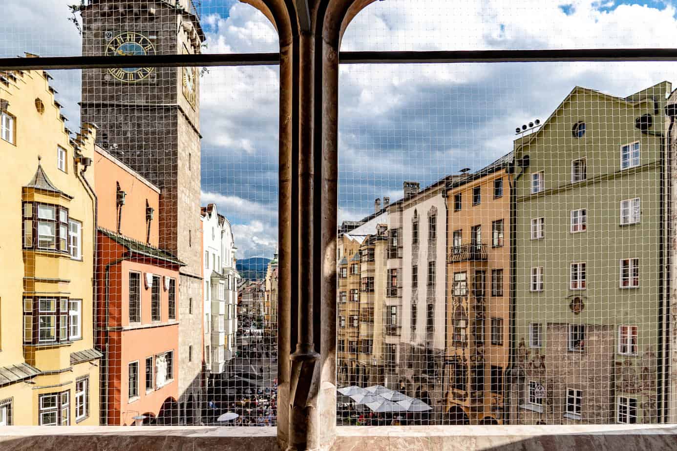 Blick aus dem Goldenen Dacherl