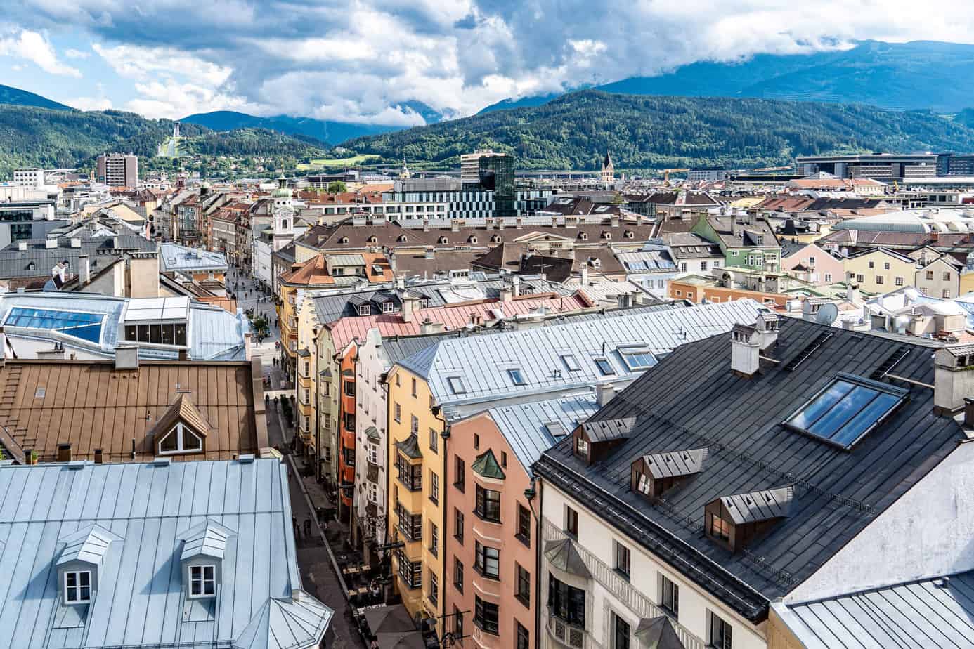 Blick vom Stadtturm über die Altstadt