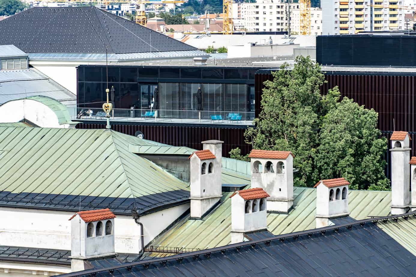 Dachterrasse des Hauses der Musik