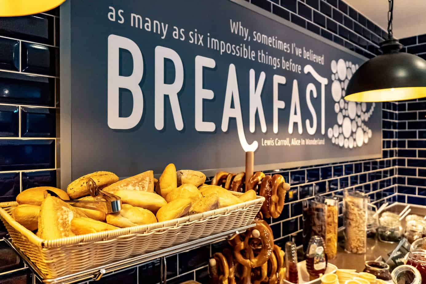 Das Frühstücksbuffet