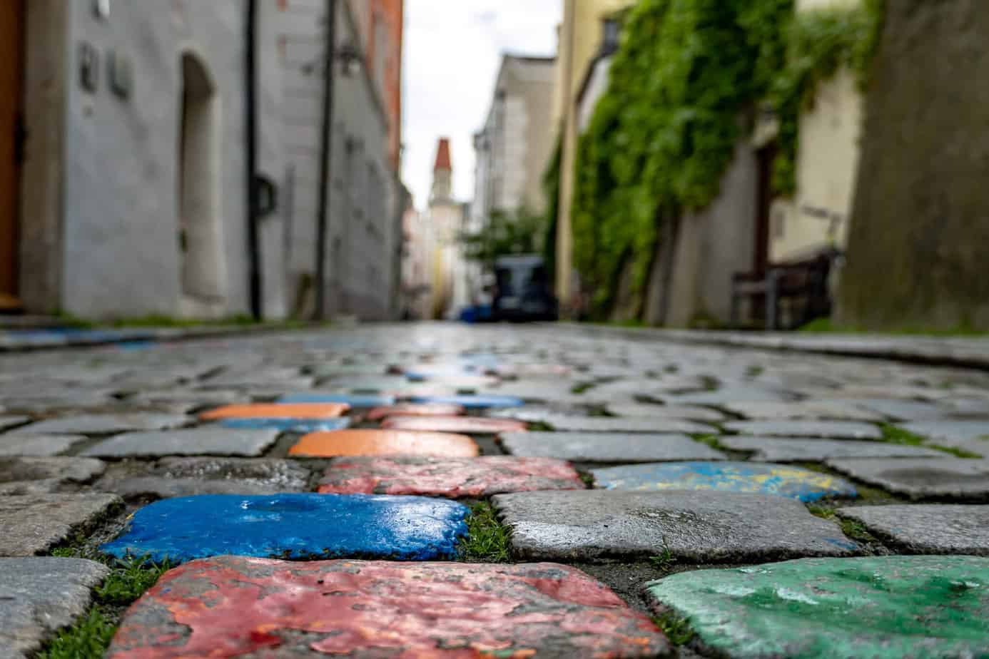 In der Künstlergasse in Passau