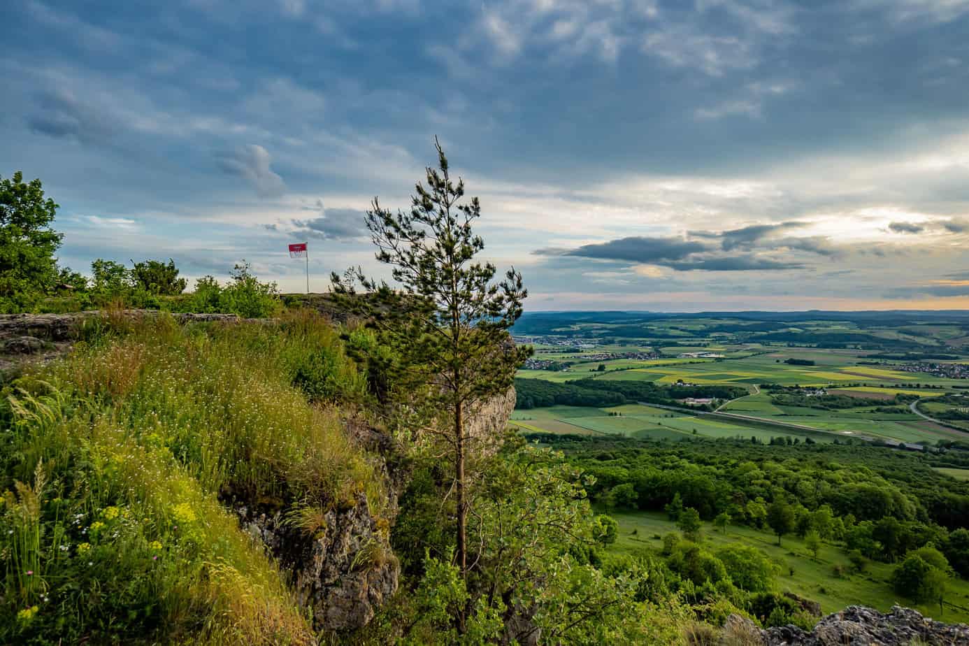 Sonnenuntergang auf dem Staffelberg