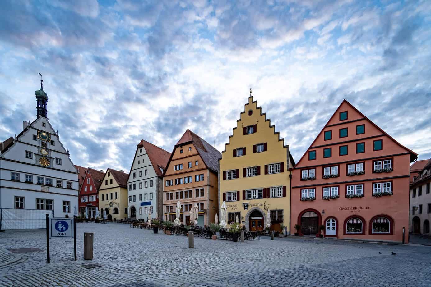 Der Marktplatz in Rothenburg