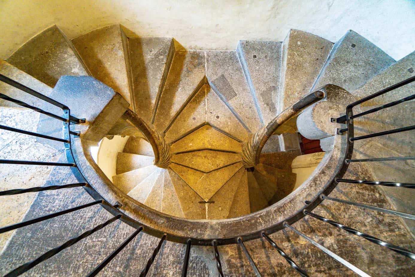 Die Doppelwendeltreppe in der Grazer Burg