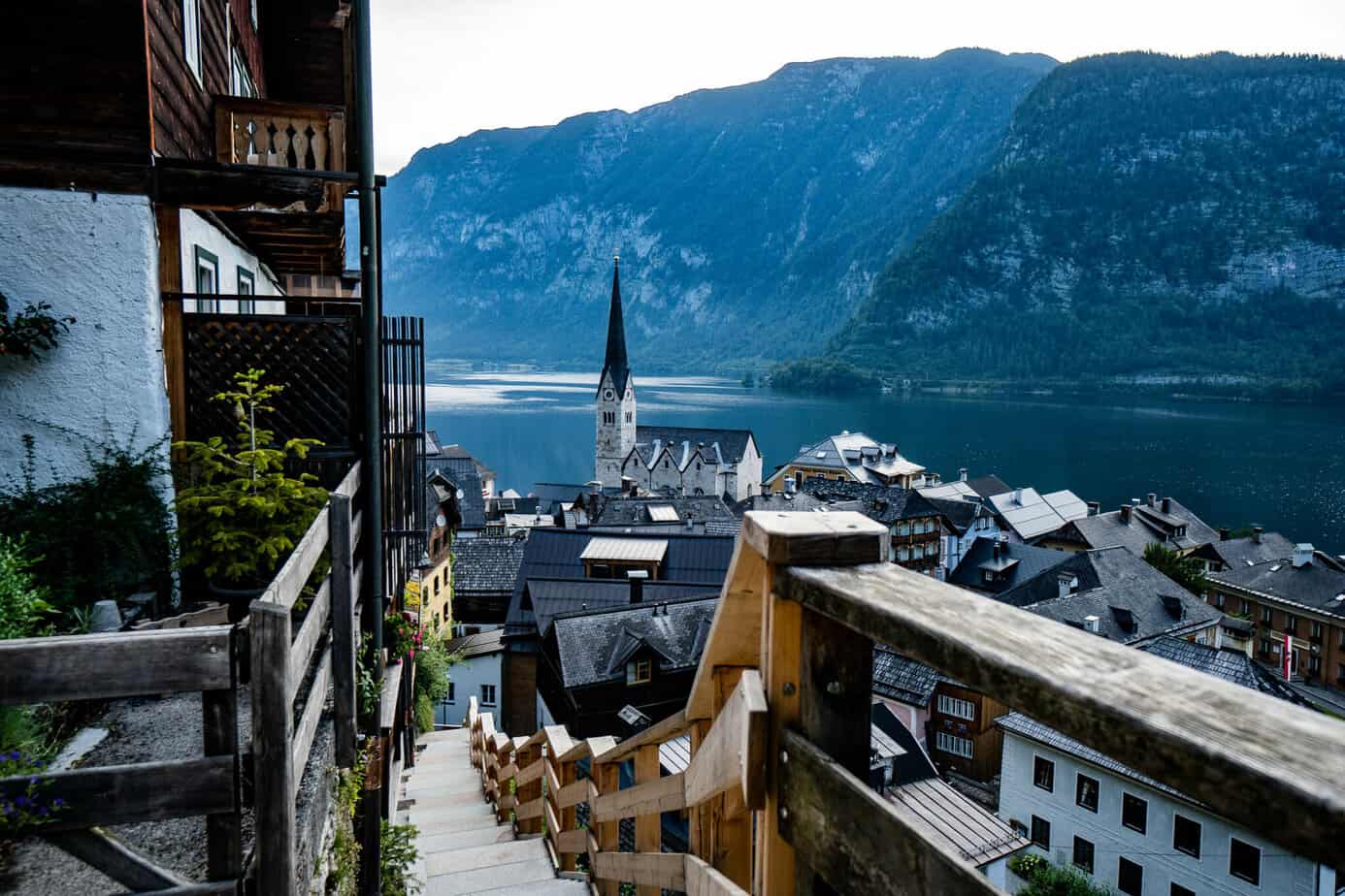 Hallstatt Sehenswürdigkeiten – 24h im schönen Salzkammergut 3 Hallstatt zum Sonnenuntergang