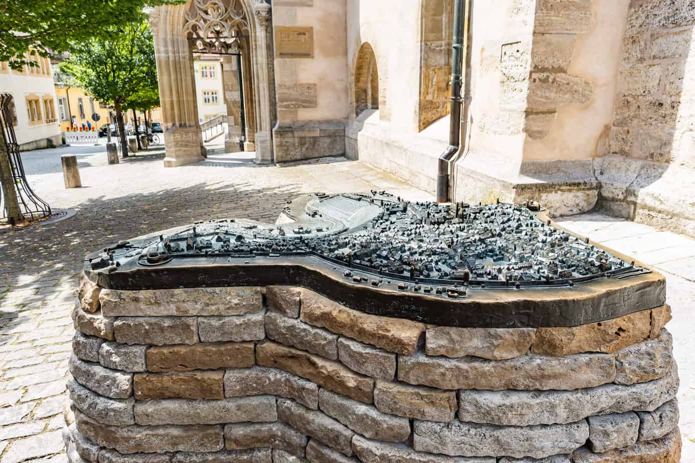 Modell von Rothenburg ob der Tauber