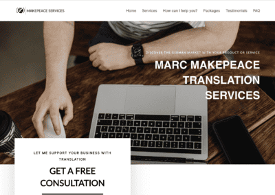 Onepager Makepeace Services