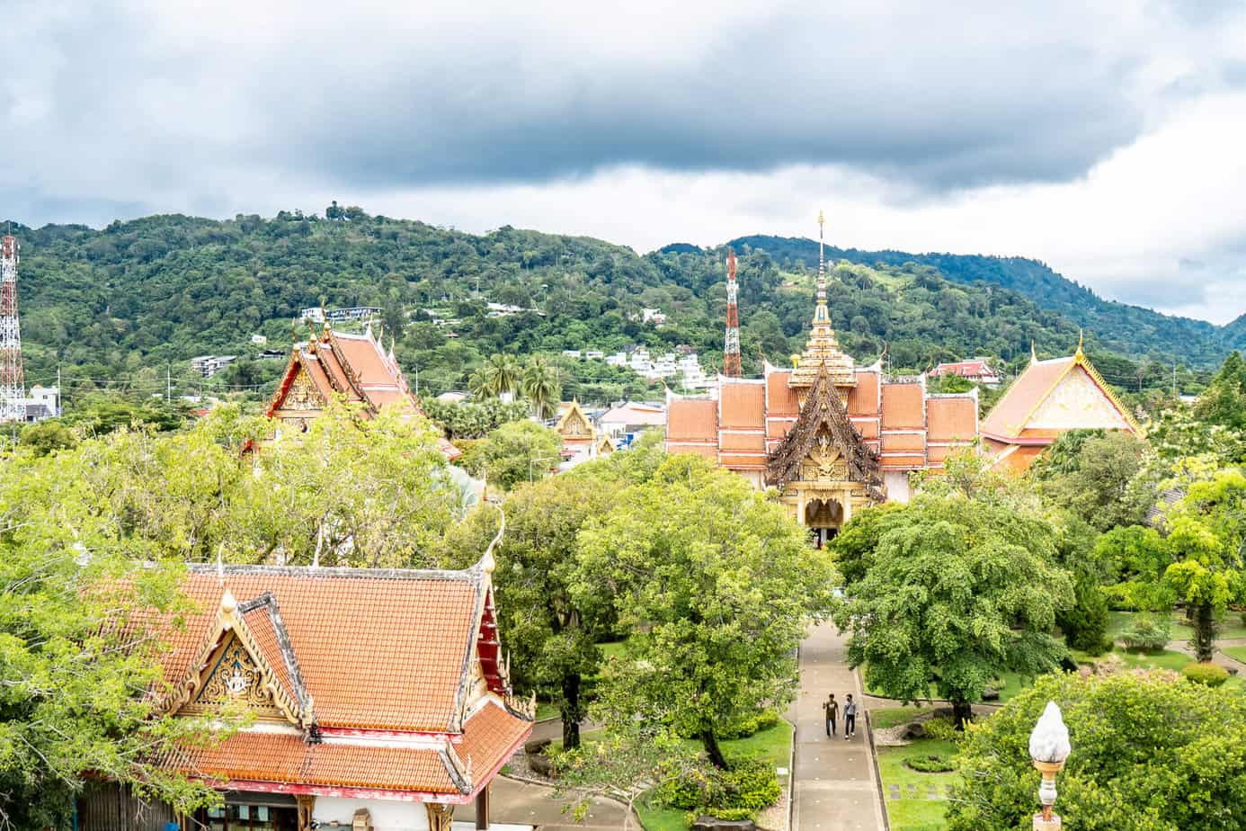 Blick auf die Tempelanlage