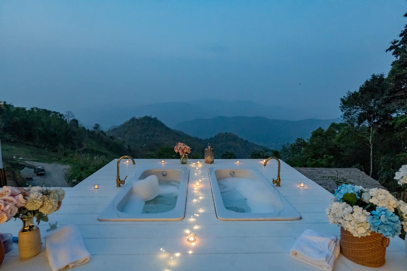 Badewanne im The Cloud