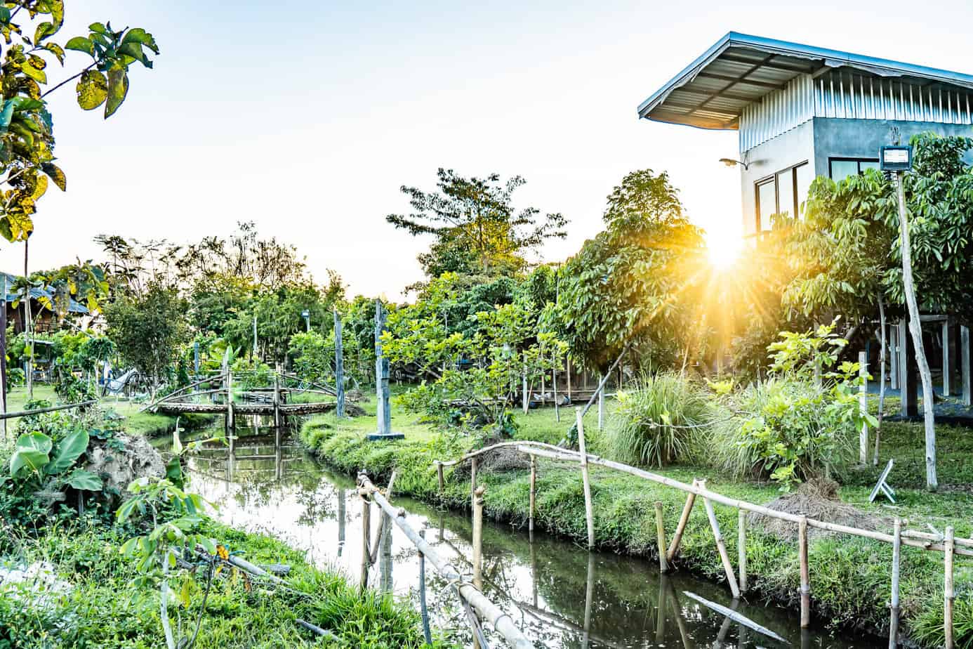 Guesthouse auf dem Farmstay in Chiang Mai