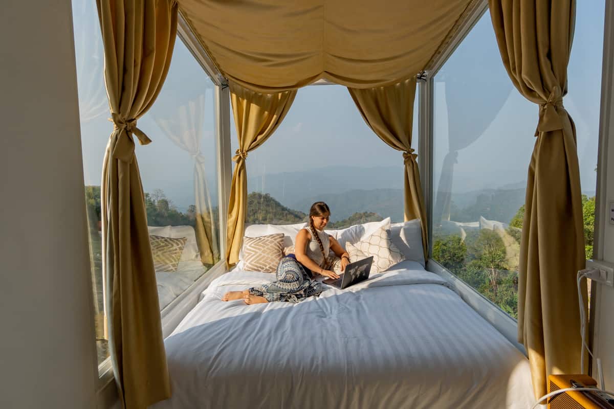 Barbara arbeitet im The Cloud