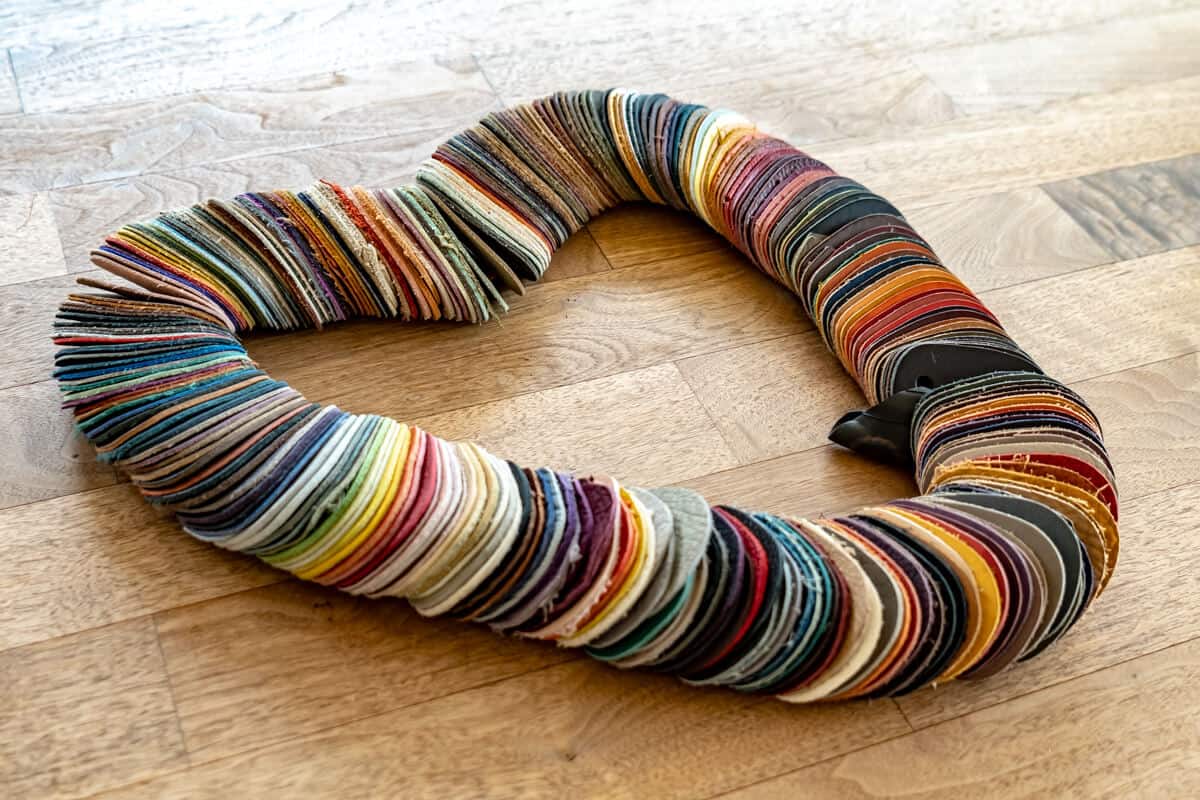 Lederauswahl der Orthopädie Rußmann