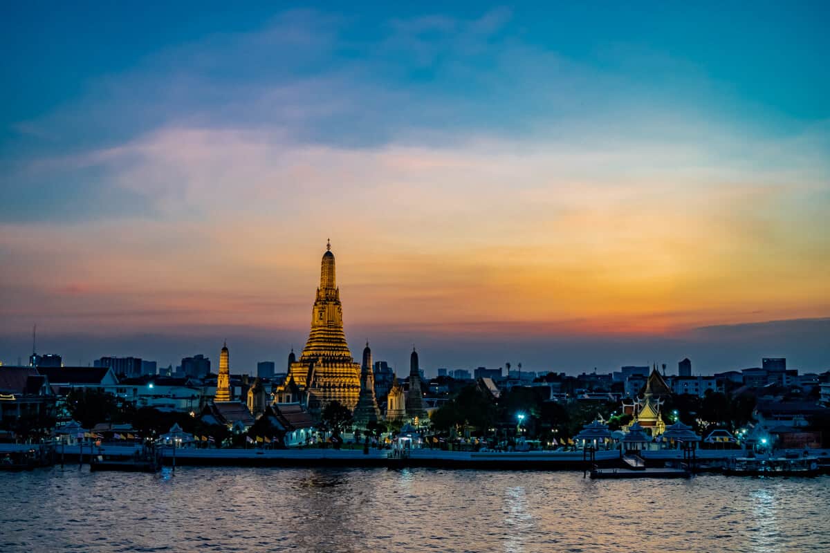 Wat Arun im Sonnenuntergang