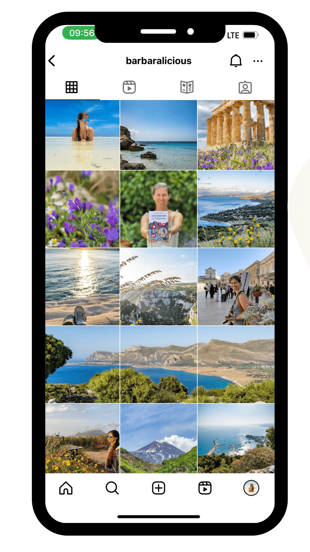 iPhone Mockup Instagram Feed Instagram Kachel