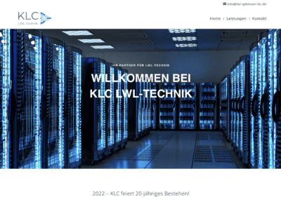Onepager KLC LWL-Technik