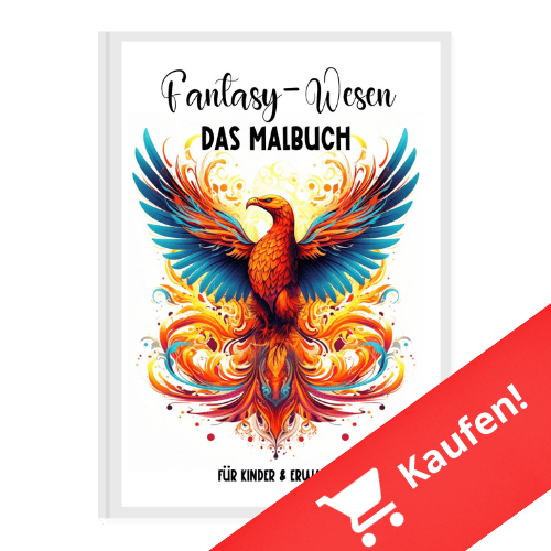 Fantasy-Wesen Malbuch für Erwachsene