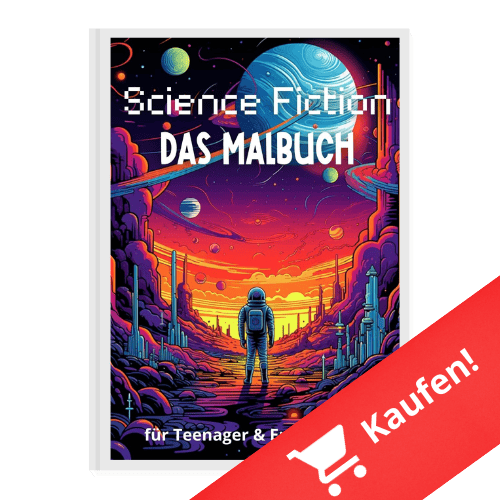 Science Fiction Malbuch für Erwachsene