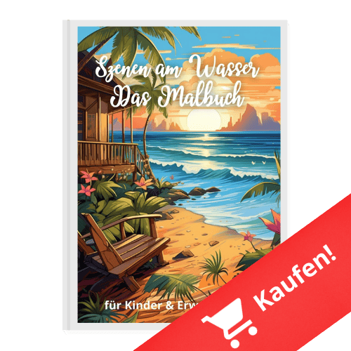 Szenen am Wasser Malbuch für Erwachsene