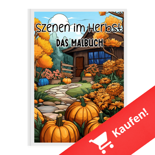 Szenen im Herbst Malbuch für Erwachsene