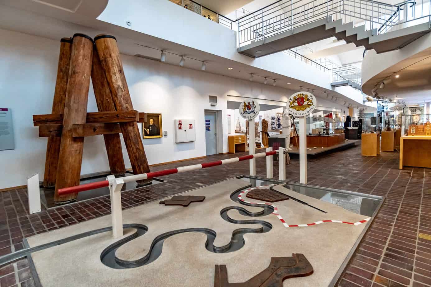 Verlauf der Weser im Historischen Museum