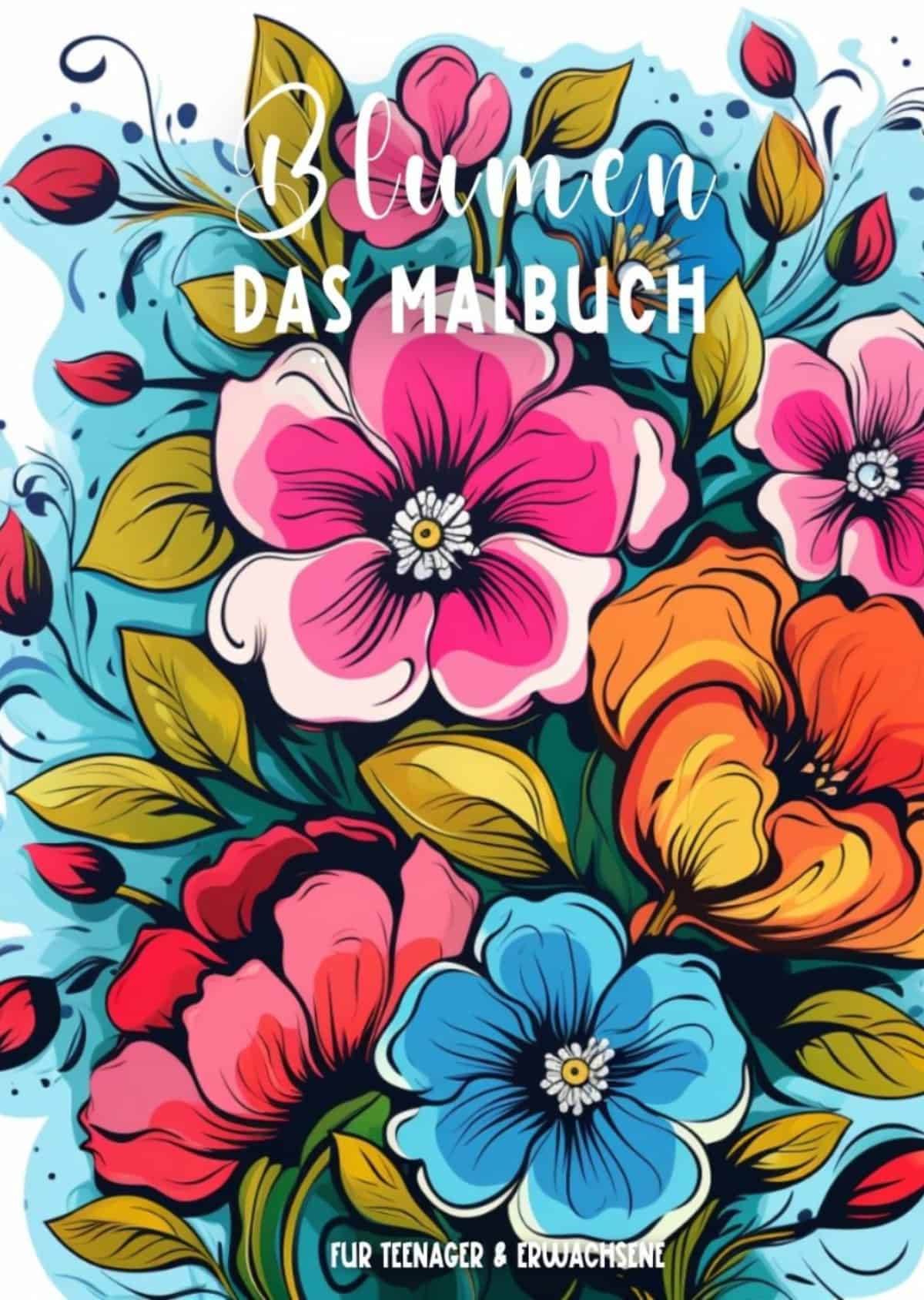 Blumen-Malbuch Cover