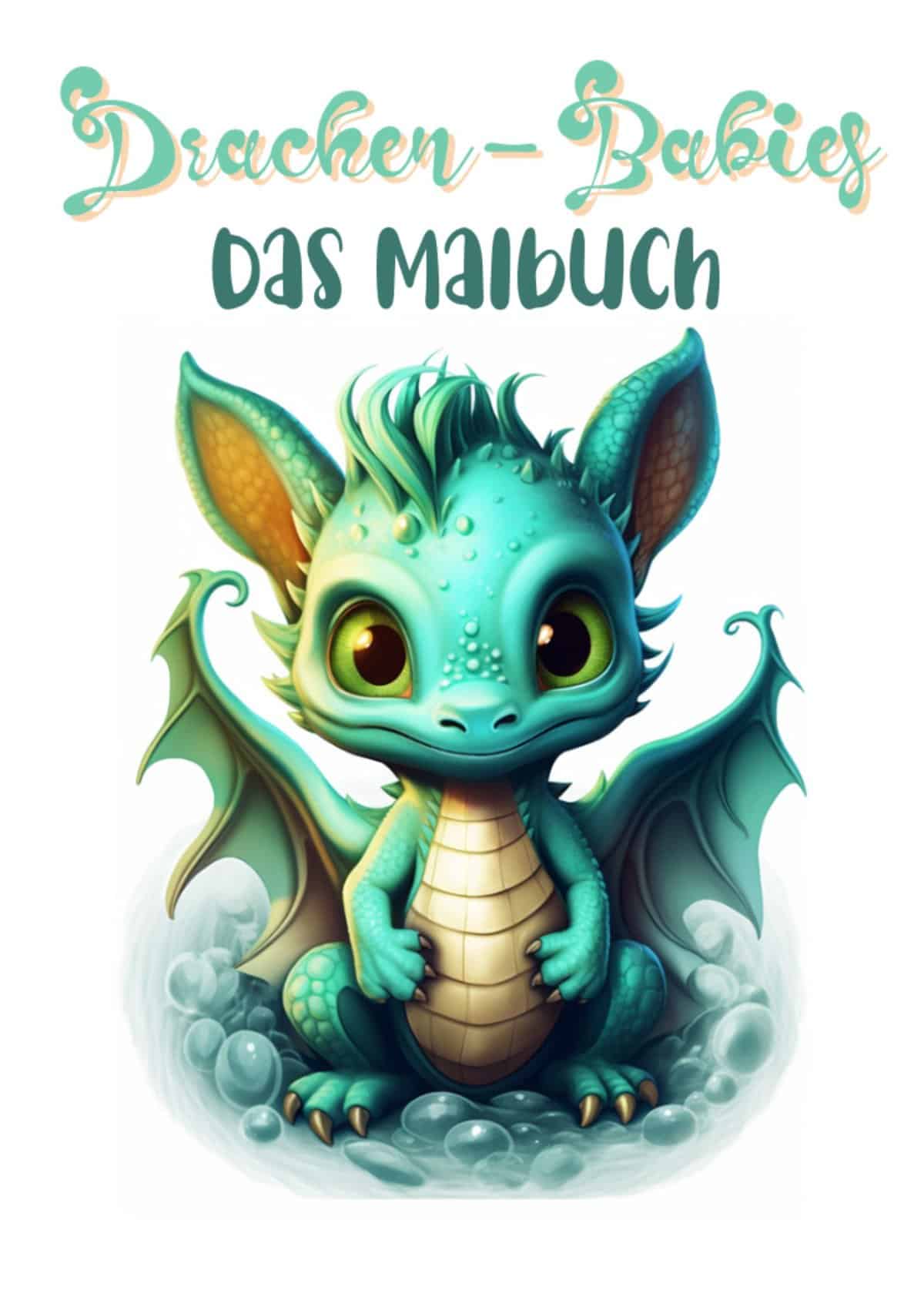 Drachen-Babies-Malbuch Cover