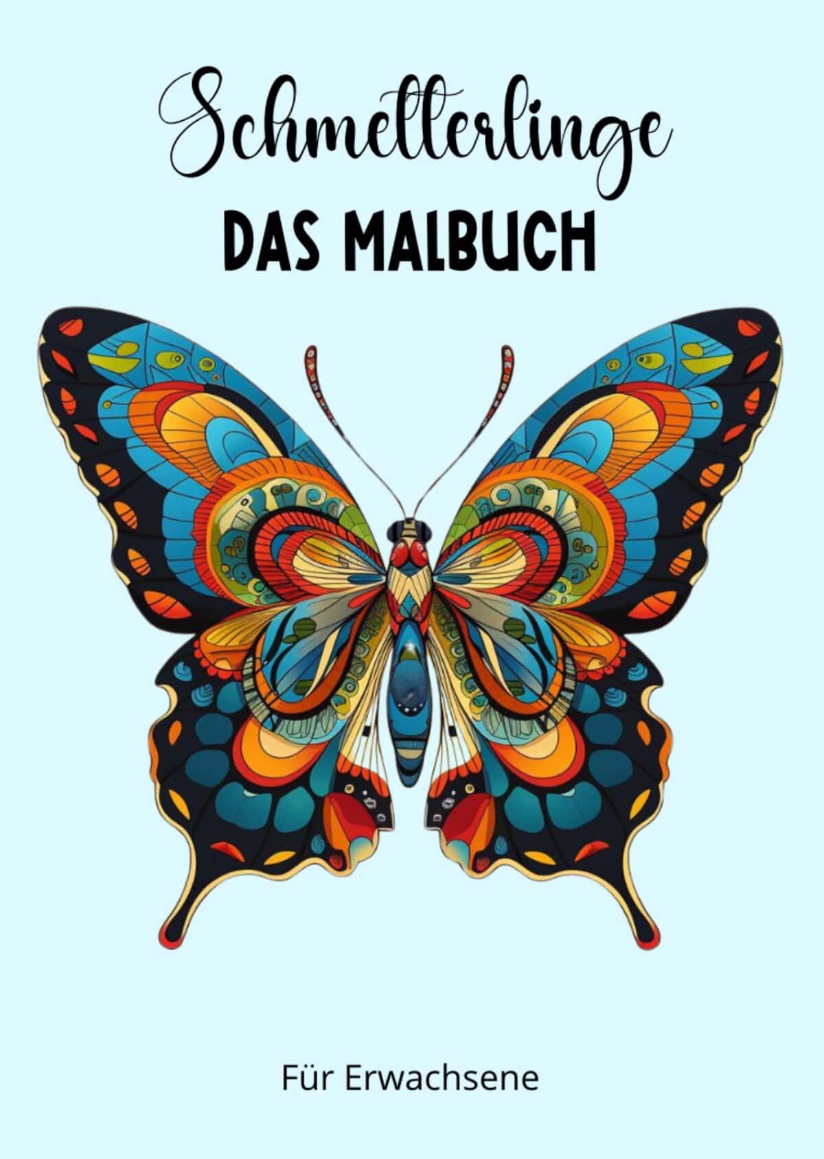 Schmetterlinge-Malbuch Cover