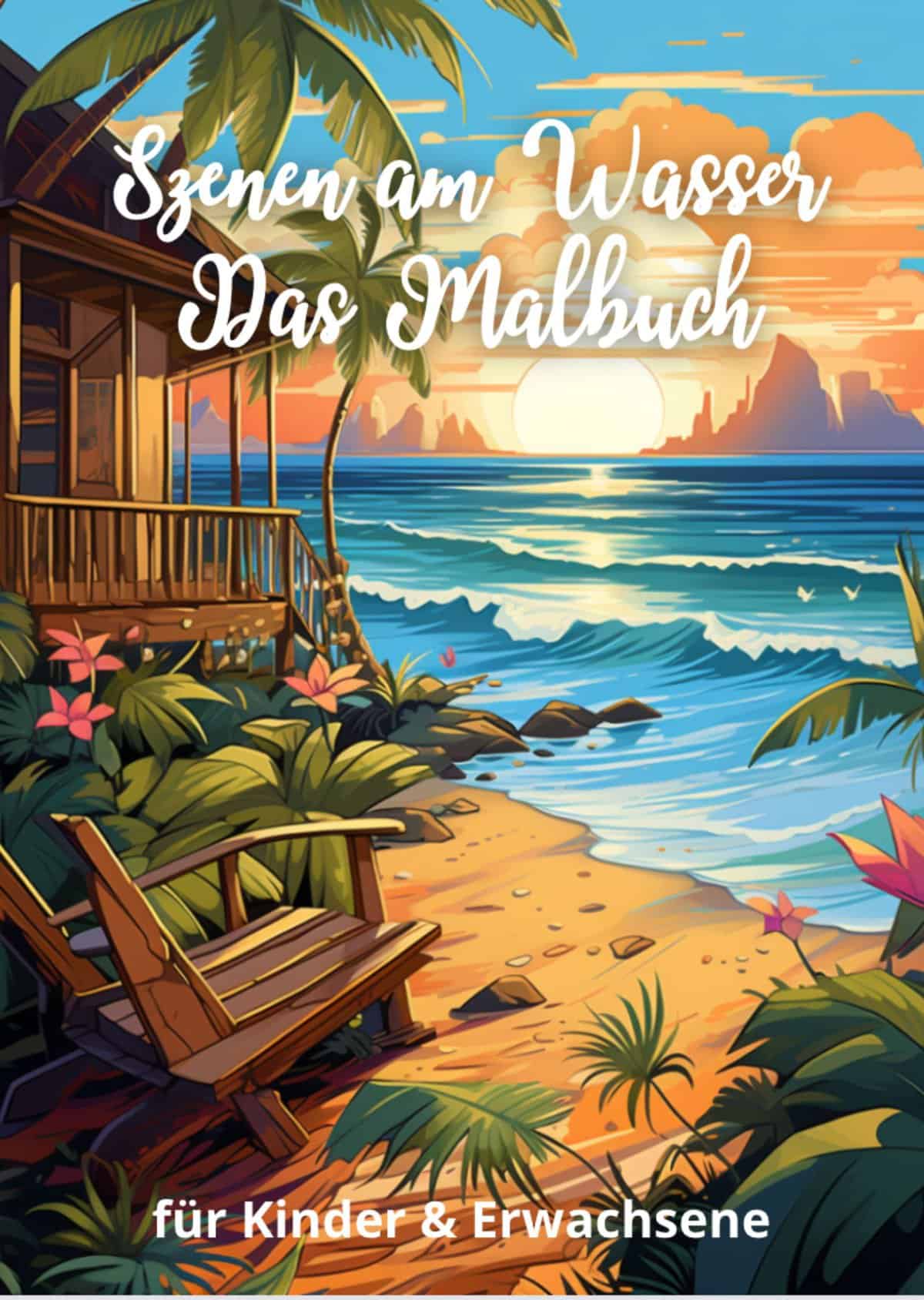 Szenen am Meer Malbuch Cover