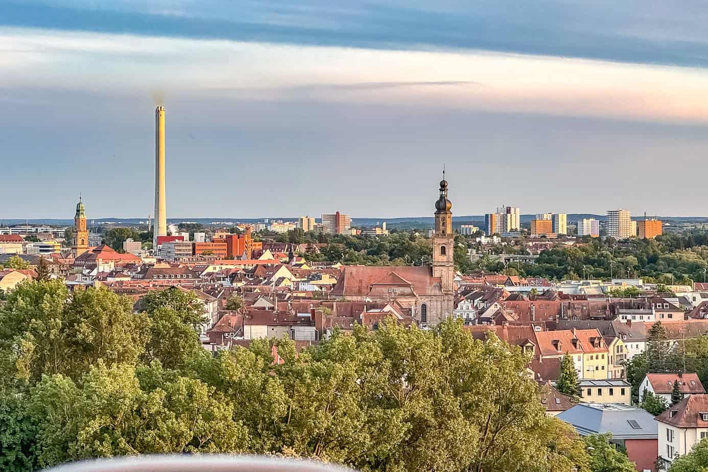 Ausblick auf Erlangen