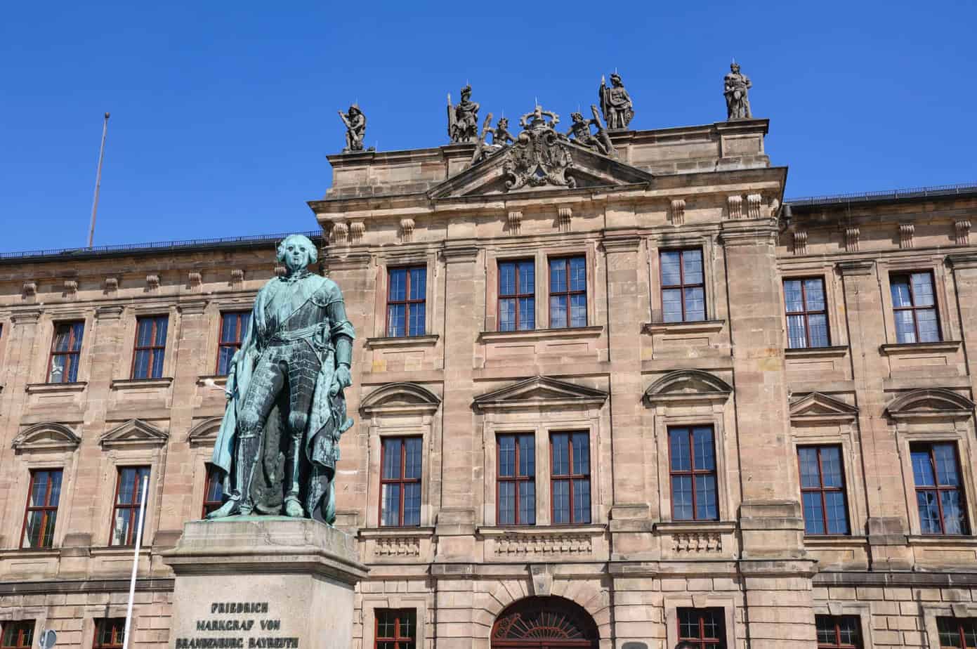Erlangen Marktplatz und Uni