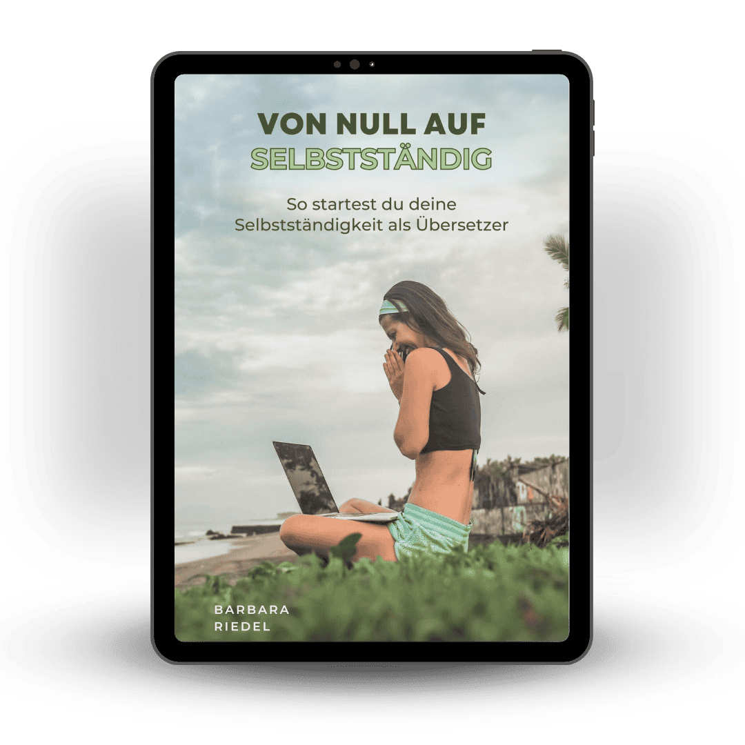 Von null auf selbstständig 1x1 ipad Mockup