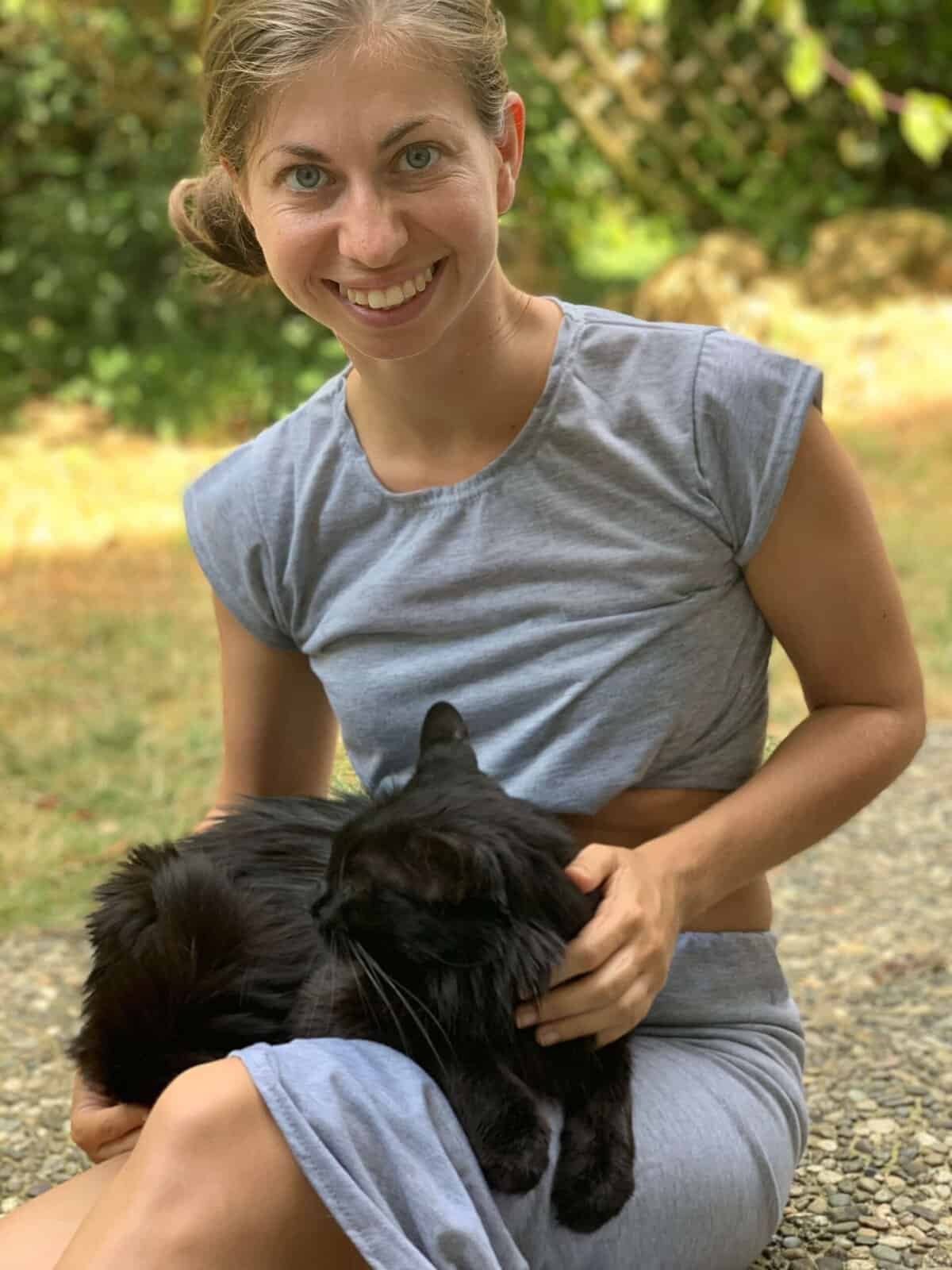 Barbara beim House Sitting