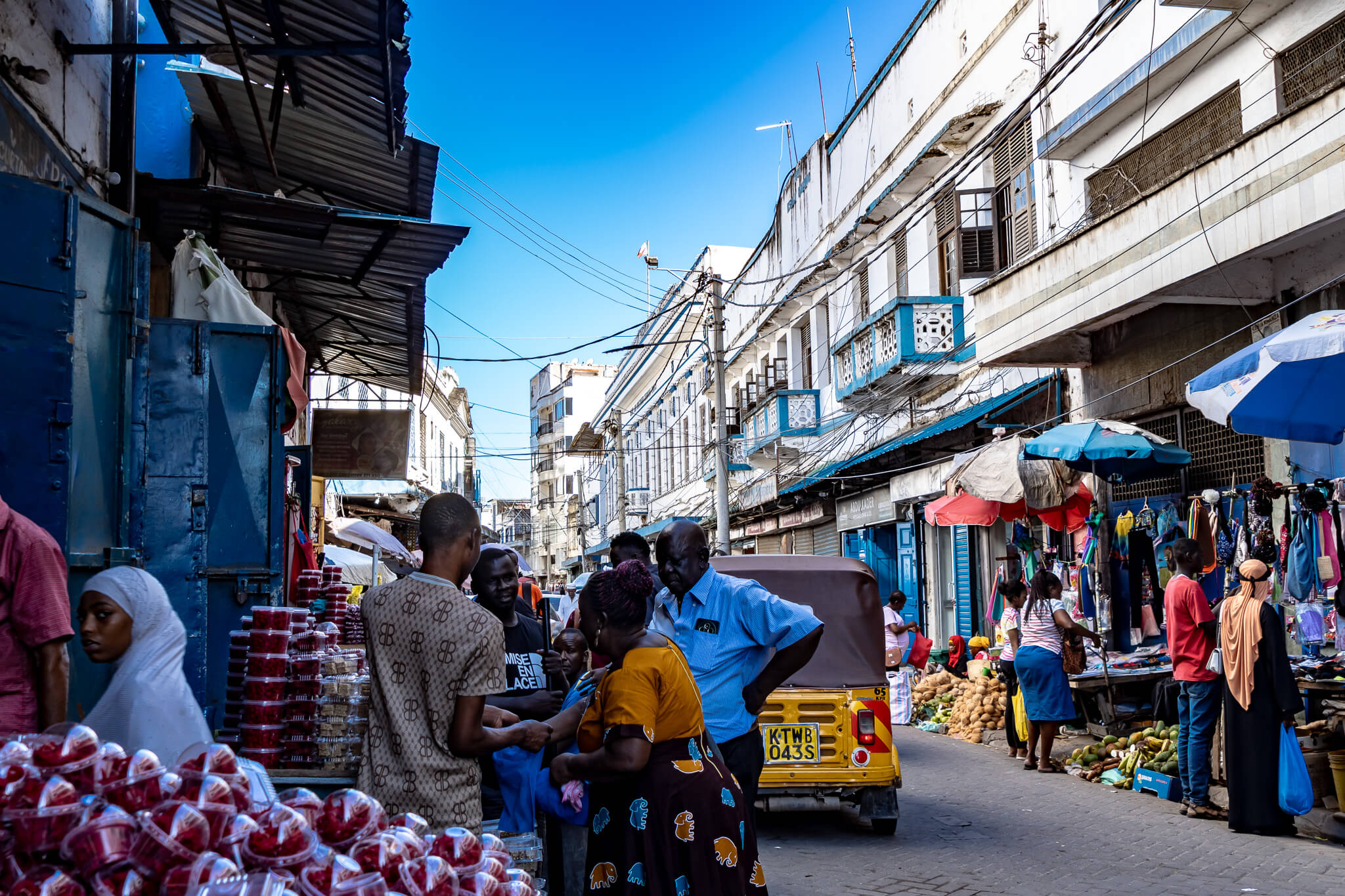 In der Altstadt von Mombasa In der Altstadt von Mombasa
