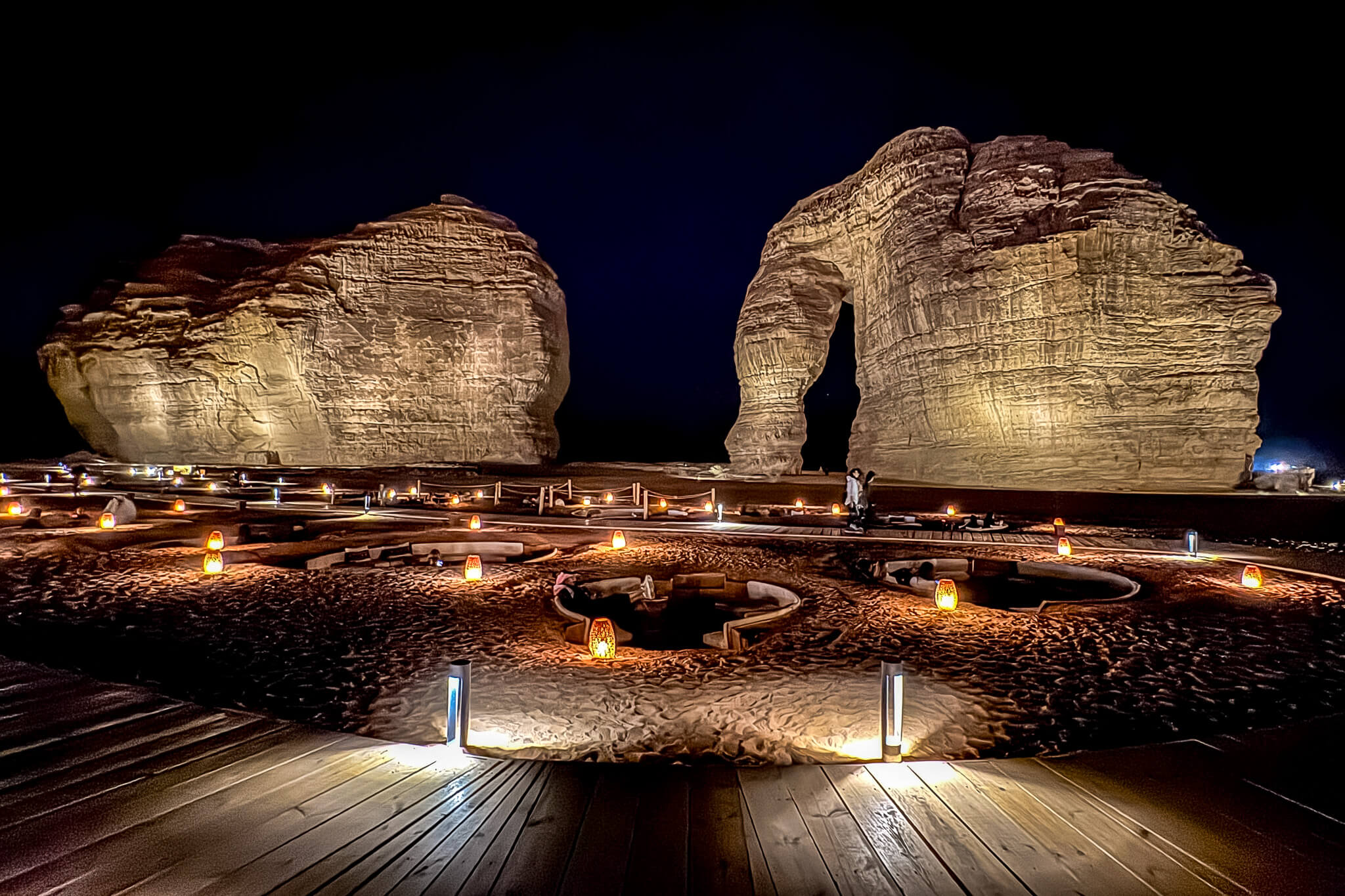 Im Restaurant am Elephant Rock kann man toll den Sonnenuntergang genießen