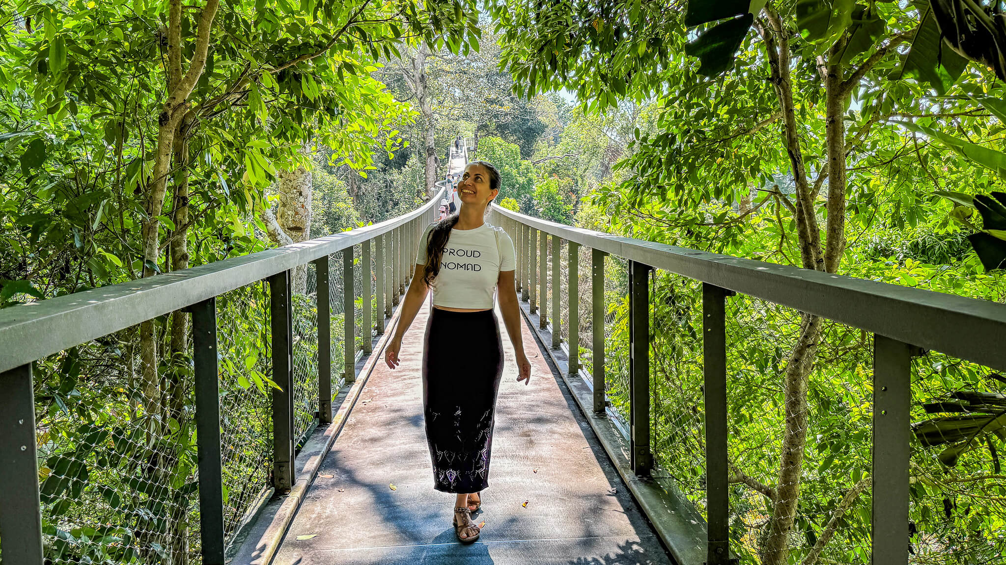 Barbara auf dem Penang Hill
