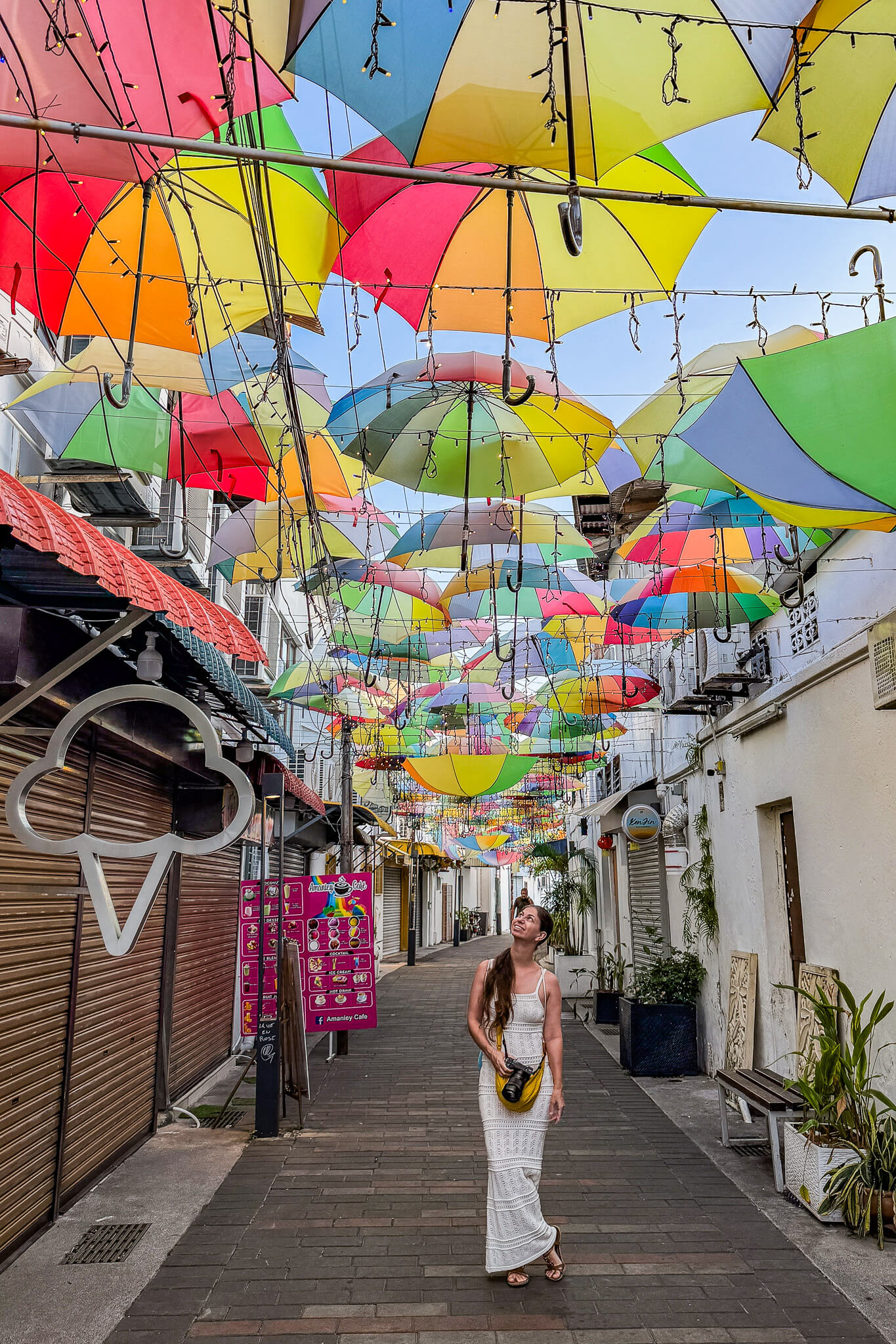 Barbara in der Armenian Street in George Town Penang