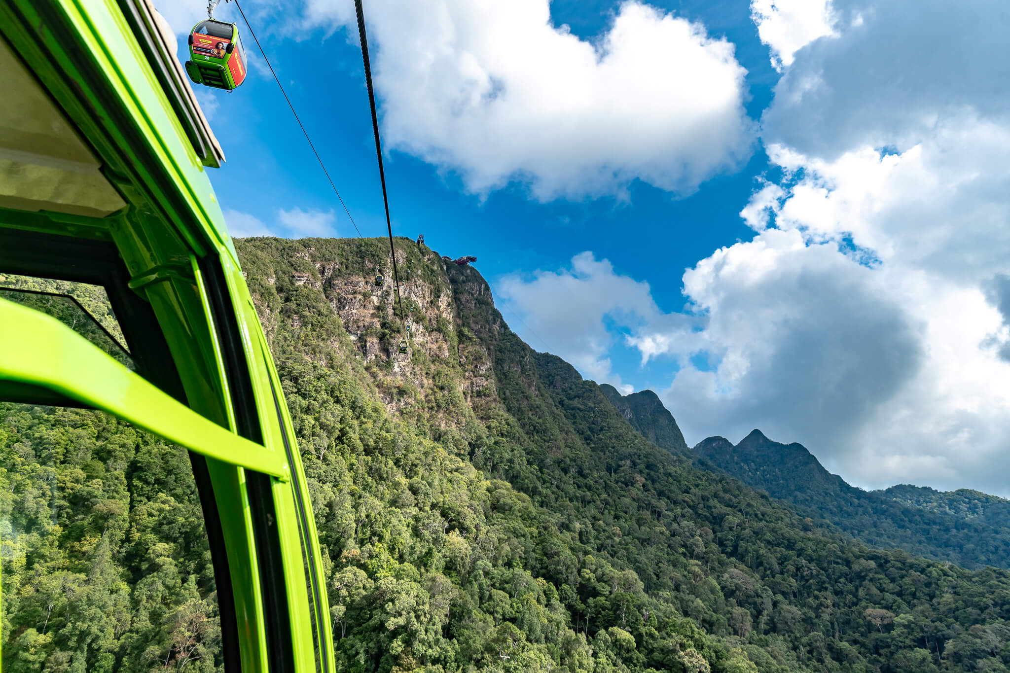 Blick vom SkyCab auf den SkyWalk