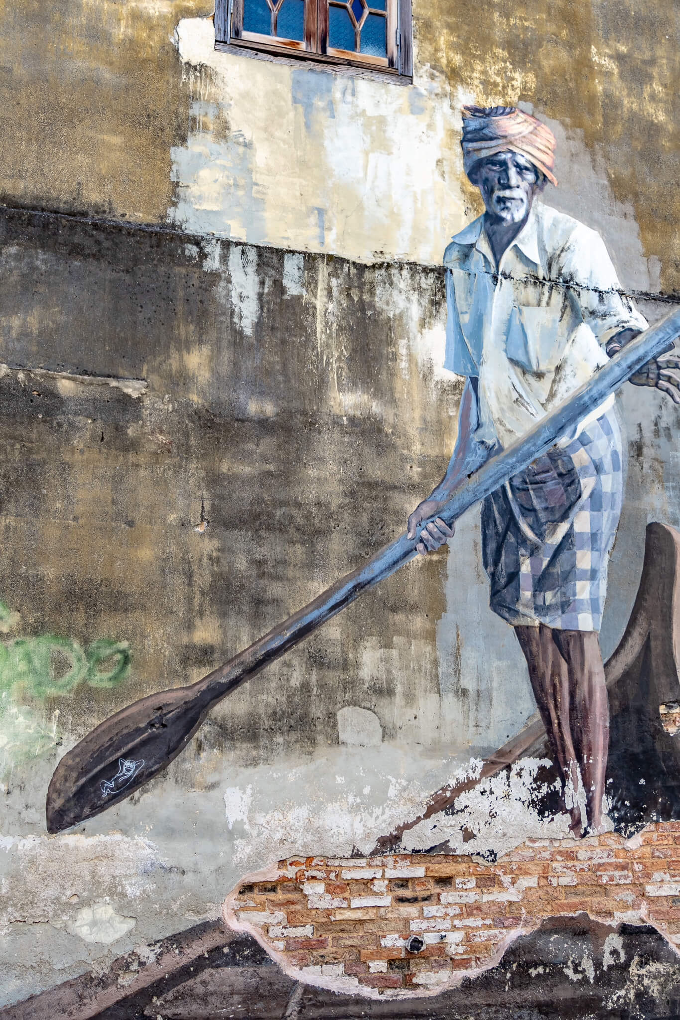 Das Fisherman Mural in Georgetown