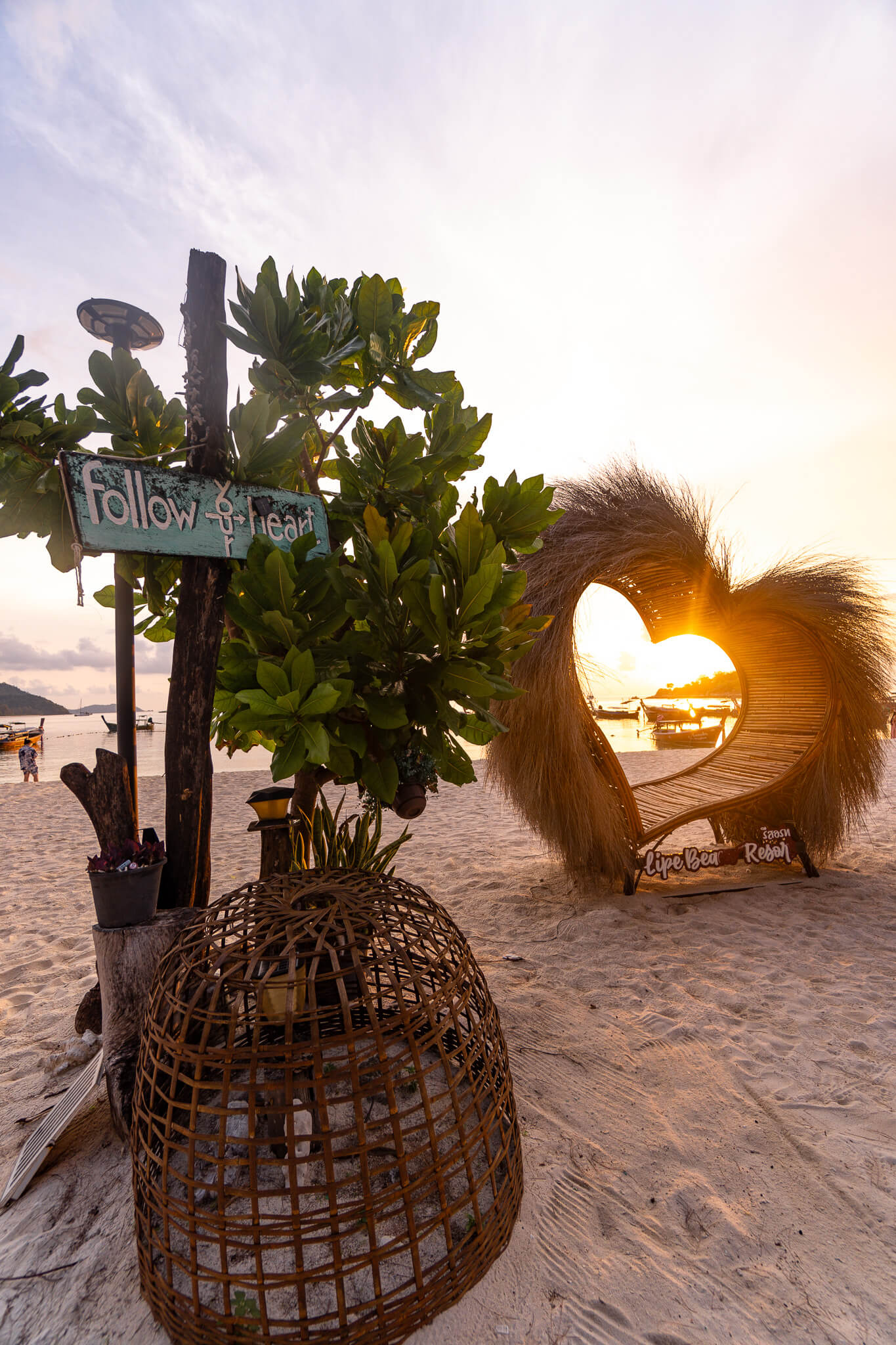 Das Herz in Koh Lipe am Sunrise Beach
