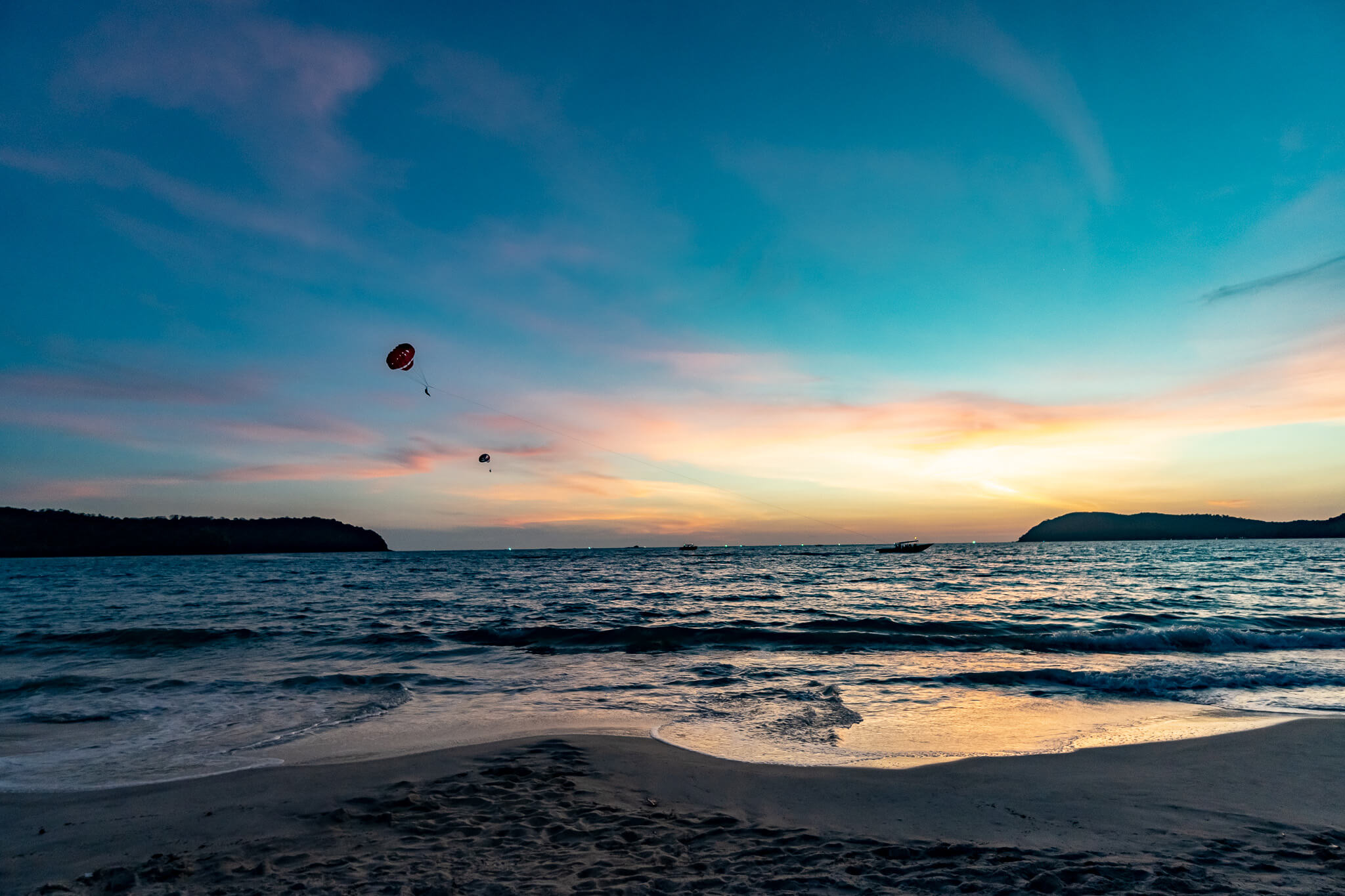 Sonnenuntergang am Pantai Tengah 2