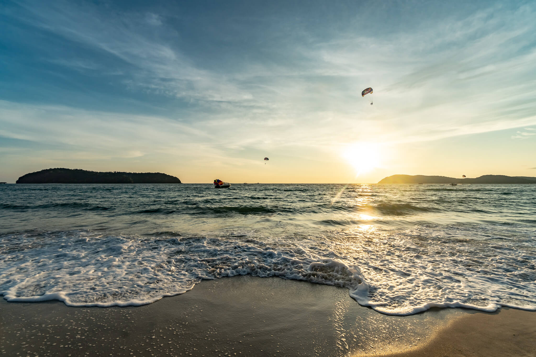 Sonnenuntergang am Pantai Tengah
