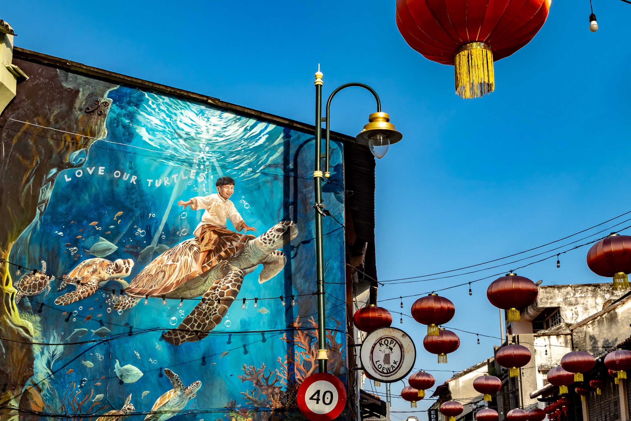 Street Art in der Altstadt von Penang