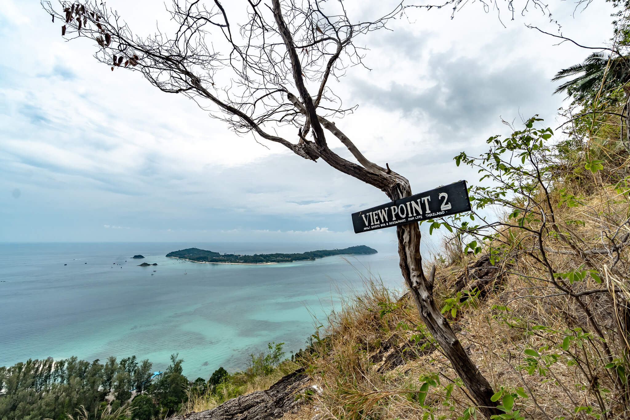 Ausblick vom Viewpoint in Koh Adang