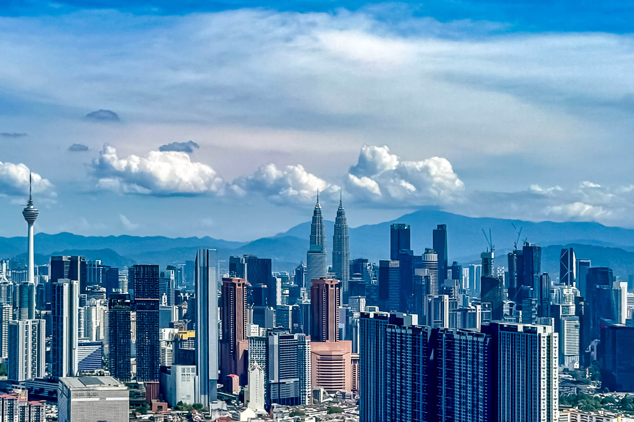Ausblick von meinem Condo in Kuala Lumpur
